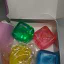 4 Pack Fidget Toy Stress Cube, Slow Rise Stress Balls Ice Cube,Mellow and Chill,Square Squishy Balls for Anxiety Relief,Nice Cube Squishy,Prize Box Toys for Kids Classroom Birthday Gifts Party Favors