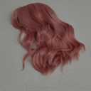 Pink Wig With Bangs, Fashionable Pink Wig Bangs, Long Wavy Wigfor Party Cosplay Light Pink