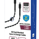 ZGEAR
METAL HOUSING
For USB C to USB C
10 Foot Braided Sync & Charge Cable
Supports PD Power
Fast Charge
ENDURA