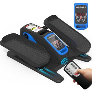 Under Desk Elliptical Machine, Electric Elliptical Exerciser for Senior, Quiet & Small Electric Seated Pedal Exerciser for Home with Display Monitor, Remote Control & 12 Adjustable Speeds