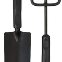 Fiskars 2-Piece Garden Tool Set - Trowel, Transplanter, Cultivator, Rust-Resistant Steel Heads, Ergonomic Handles for Planting, Digging, and Aerating Soil (1 Pack)