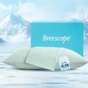 Breescape Cooling Pillow Cases Standard/Queen Size - BlendTek Dry & Cool Technology for Hot Sleepers and Night Sweats, 2 Pack Soft & Smooth Pillowcases for Hair & Skin Care, 20" x 30", Mint Green