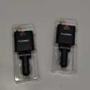 Flexino Retractable Car Charger for iPhone 16, 69W Fast Charging Car Charger USB C, Car Chargers with 2 Retractable Cords 2.6ft, Car Adapter for iPhone 16/15 Series, Galaxy(Grey, Dual Type C)