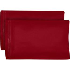 Dreamcare King Pillow Cases Set of 2 - Double Brushed 1500 Luxury Series Microfiber - Envelope Closure, Wrinkle- Free, Cooling Pillow Cases - King Size Pillow Cases Set of 2 (20 x 40, Burgundy)