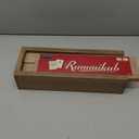 Front Porch Classics, Rummikub Vintage Edition in All-Wood Storage Case with 4 Built-in Player Trays and 106 Rummikub Tiles, for 2 to 4 Players Ages 8 and Up