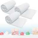 PREXTEX Pack of 3 Artificial Snow Blanket Roll - Large Fake Snow Blanket for Christmas Village, Table Decor, Holiday Decorations, Xmas Displays and Parties - White Christmas Backdrops for Photography