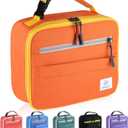Genteen Lunch Box Lunch Bag for Kids Girls,Insulated Lunch Bag Women,Reusable Lunchbox for School,Work,Outdoor(Orange)