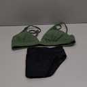 SUUKSESS Women High Waisted High Cut Bikini Set Sexy Triangle Two Piece Swimsuits,M