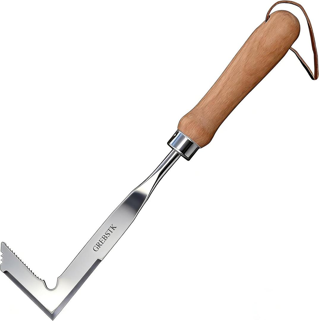 GREBSTK Crack Weeder Crevice Weeding Tool Stainless Steel Manual Weeder Gardening Tool