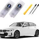2PC Car Door Light Projector, Customized Logo Door LED Lights Compatible with 1/2/3/4/5/6/7/X/Z/M/GT Series M Car Accessories