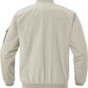 Gopune Men's Windproof Bomber Jacket Lightweight Windbreaker Outdoor Golf Fashion Coat (X-Large)