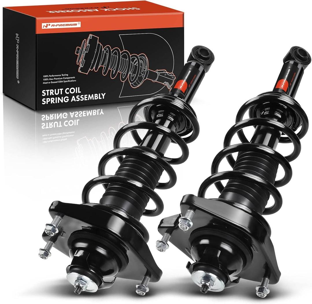A-Premium Rear Complete Strut & Coil Spring Assembly Compatible with Mitsubishi Eclipse 2006-2012, 2-PC Set