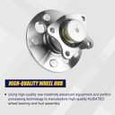 KUSATEC Rear Wheel Bearing Hub Assembly for Toyota Avalon, Camry, Solara & Lexus RX300, ES300 - 5-Lug, ABS