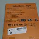 Gotopceed Rechargeable Motion Sensor Ceiling Light with Remote - Magnetic Wireless Ceiling Light Battery Powered for Closet Shower Stairs Shed Hallway ect (1 Pack, 3 Colour Temperatures)