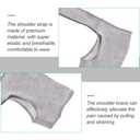 BESPORTBLE Adjustable Support Brace for Men And Women, Left And Right Rotator Brace, Indoor Fitness Sleeve for And Injury Prevention, Light Grey