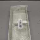 TTKBHHQ-Dental Instrument Sterilization Box, Cold Sterilization Tray Depository for Plastic Instruments for Dentistry, Dental Tools, Tattooing, and Nail Care. (white)