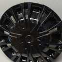 Hubcap Wheel Cover Replacement R16 Hub Caps Universal-Fit Steel Wheel Rim Cover ABS Material Exterior Accessories for Car Truck SUV -Set of 4（16-inch，Black）