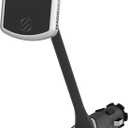 Scosche MP12V MagicMount Pro Magnetic Phone/GPS Car Mount 12W USB-A Power Outlet Cell Phone Charger, Cigarette Lighter Phone Holder, Compatible with Apple iPhone & More, Black/Silver