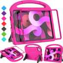 SUPLIK Kids Case for iPad Air 5th/4th Generation (10.9 inch,2022/2020) with Screen Protector, iPad Air 5 Kidproof Case with Handle Stand for Apple iPad Air Gen 4/5&Pro 11 Old Version, Pink
