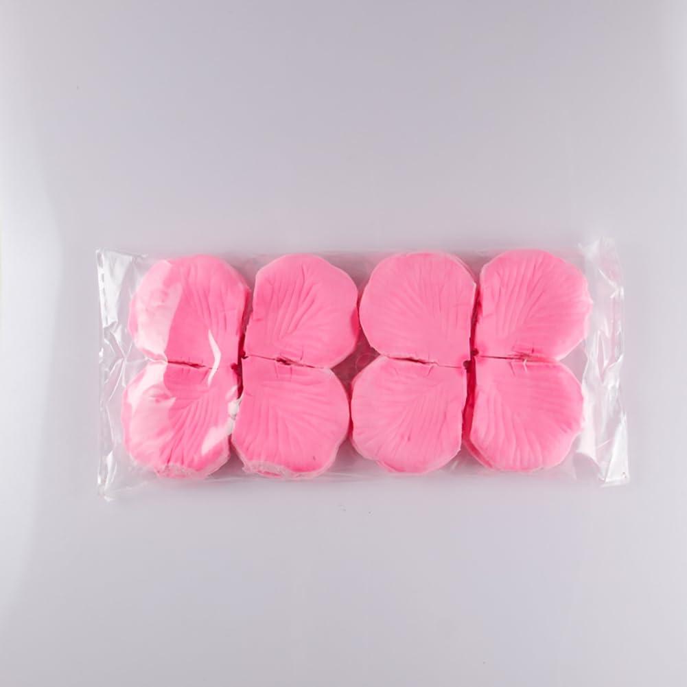 2000 Pcs Rose Petals,1.77 Inch Fake Rose Petals for Romantic Night, Flower Petals Decorations for Wedding Anniversary Hotel and Bedroom Decor,Dark Pink