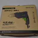 GALAX PRO 4.5Amp 0-3000RPM Corded Hammer Drill, 5pcs Bit, Hammer and Drill 2 Functions in 1 with 12 Variable Speed, 1/2 Inch Keyed Metal Chuck, 360Rotating Handle