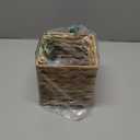 Tissue Box Cover Square, Rattan Tissue Box Holder -Boho Decorative Woven Facial Tissue Holder on Table and Bathroom by YANGQIHOME, 5.9" L x 5.9" W x 5.9" H