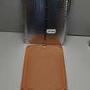 Wood Fiber Cutting Board for Kitchen - Premium Wood Fiber Cutting Board with Juice Groove and Non-slip Feet, Dishwasher Safe, Knife-Friendly Chopping Board for Meat, Bread, Fruit, 14.6x10.8, Wooden (Natural)