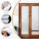 Threehoney 9 Pcs 35 x 110 Inches Temporary Blinds for Indoor Windows No Tools Cut to Size Fabric Paper Pleated Shades Adhesive Privacy Blinds for French Door Sliding Door Light(White)