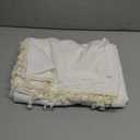 Boho Curtains Semi-Blackout 84 Inch 2 Panels for Living Room, Linen Tassels Farmhouse Curtains with Embroidery for Bedroom Rod Pocket Draperies 52" W x 84" L, Off White