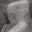 ZG Home ZGH-101 Memory Foam, Velvet Cover Pain Sleeping, Cervical Neck Support for Back and Side Sleepers Orthopedic Contour Premium Pillowcase (24x15) Queen Size White (CASE