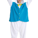 Adult Onesie Rabbit Costume Easter Unisex Cosplay Plush Animal Pajama Halloween Cute Jumpsuit for Women Men, M