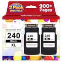 240XL Black Ink Cartridge Replacement for Canon 240xl 240 PG-240 XL PG240XL for Canon MG3620 Ink Cartridges PIXMA MG3600 MG3520 MG3222 TS5120 TS5100 MX472 Printer 240XL Black