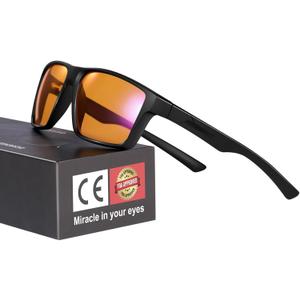 Okany Blue Light Blocking Glasses Gaming Computer Glasses Powerful Professional Screen Filter (Black)