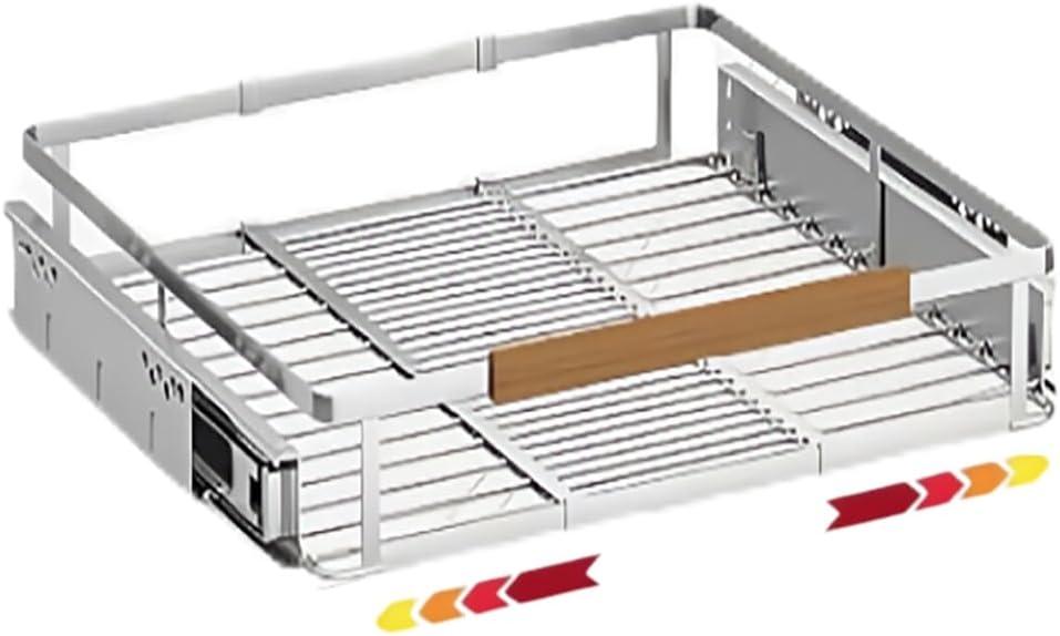 1 Pack Expandable Pull Out Cabinet OrganizerSide Mounting 16.3~26.3"x17.3"Cabinet Pull Out Shelves, Expandable Slide Out Spice Rack for Kitchen Bathroom Office