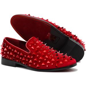 SPK16 Men's Vintage Spike Dress Loafers Slip On Fashion Shoes Classic Tuxedo Dress Shoes (13)