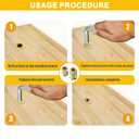 170 PCS Threaded Inserts for Wood Assortment Kit - 10 Sizes (1/4"-20, 5/16"-18, 3/8"-16) with M6/M8/M10 Hex Wrenches - Steel Inserts for Furniture Screws, Wood Furniture & Cabinet