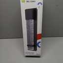 HWH INVESTMENT Dusk to Dawn Sensor Outdoor Wall Lamp, Modern LED Exterior Wall Sconce Lantern, Black Finish with Crystal Bubble Glass, 5HW9-B-P BK