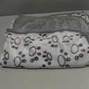 Stuffed® Premium Soft Dog Blanket Washable, 40"x32" Cat Blanket for Indoor Cats Large Medium Small Dog Puppy Essentials (Grey)