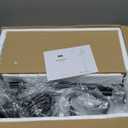 SIBRILLE Dimmable Floor Lamp, Tall Standing Lamp with Linen Shade, Industrial Tree Floor Lamps for Living Room Bedroom Office, 3 x 1000LM LED Bulbs Included