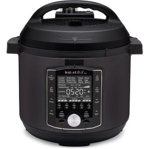 Instant Pot Pro (8 QT) 10-in-1 Pressure Cooker, Slow Cooker, Rice/Grain Cooker, Steamer, Sauté, Sous Vide, Yogurt Maker, Sterilizer, and Warmer, Includes App with Over 800 Recipes, Black