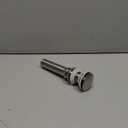 Vessel Sink Drain Without Overflow - Bathroom Sink Drain Stopper - Pop Up Drain All Metal - Big Cap Fit for Vessel or Undermount Sink,Brushed Nickel,YDPOP-1