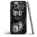 Max Jesus Christ Christian with Thorns 3 Crosses TPU Shockproof Protective Phone Cover iPhone 13 Mini
