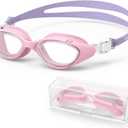 VegoVia Adult Swim Goggles for Men Women Swimming Goggles Pool Anti-Fog/UV Water Swim Glasses Goggle with Case