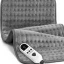 Heating Pad for Back 12''*24'' Electric Heating Pad for Neck Shoulders Pain Relief Moist Dry Heat, 9 Adjustable Heat, Auto Shut-Off Timer Birthday Gifts for Women Mom