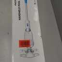 Pool Vacuum for Above Ground Pool with a Telescopic Pole, Running time up to 1H, T403 Handheld Rechargeable Pool Cleaner with Powerful Suction up to 18.5 gallons/min, Ideal for Leaves, Debris (Blue)