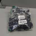 40 PCS Shade Cloth Clips, Plastic Shade Net Clips for Mesh or Thin Shade Fabric, Round Black Clips for Mesh Tarp, Bird Netting, Garden Netting and Sun Shade Cover
