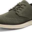 Bruno Marc Men's KnitFlex Craft Mesh Oxfords Sneakers Casual Dress Lace-Up Lightweight Walking Shoes (11, 6-green)