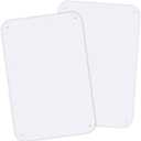 2 Pack White Blank Metal Sign for Outdoor,Rust-Free/Fade Resistance Aluminum, Easy Mounting, Indoor/Outdoor Use 10x7 inche