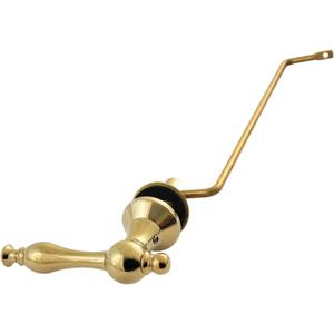 Kingston Brass KTNLS2 Naples Side Mount Toilet Tank Lever, Polished Brass