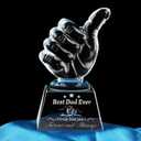 PRSTENLY Gifts for Dad Crystal Keepsakes, Dad Birthday Gift Engraved Crystal Decor, to My Dads Gifts Valentines Day Fathers Day for Dads Men from Daughter Son Kids